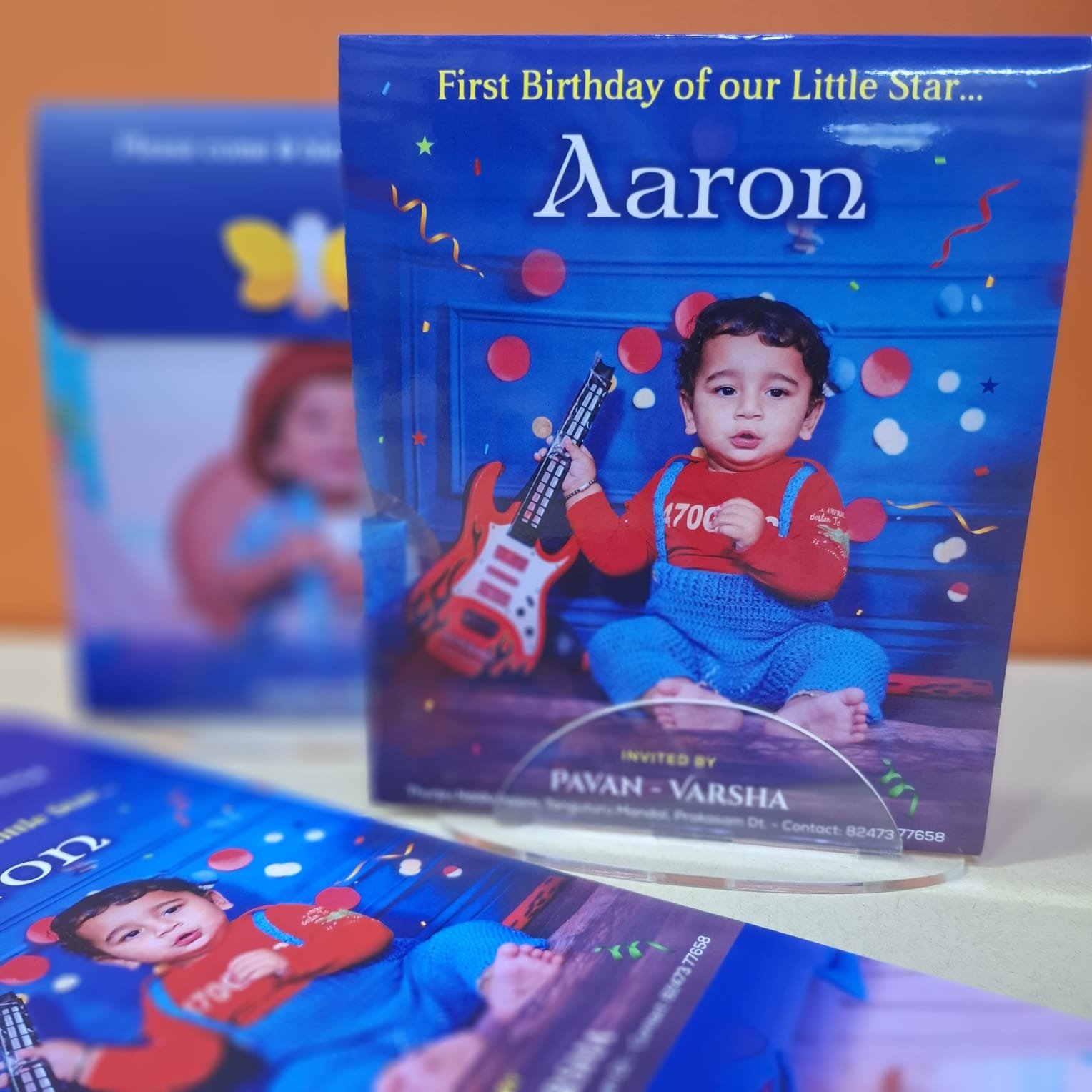 Birth-Day-Invitation-Card-Butterfly-Theme-Potrait-Large-Blue-Colour